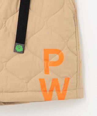 PW CIRCULUS 【WOMEN】ひょうたんキルティング中綿ショートパンツ ベージュ系