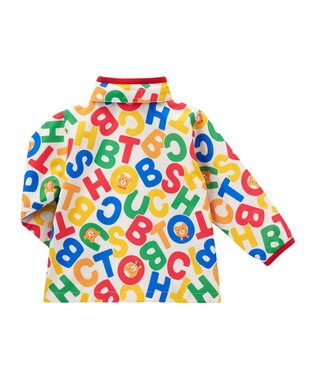 MIKI HOUSE HOT BISCUITS 【80-120cm】 ロゴ総柄 ウインドブレーカー マルチカラー