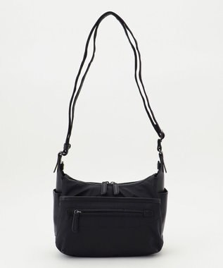 Y'SACCS 【ナイロンタフタ×リサイクルレザー】デイリーポシェット ブラック