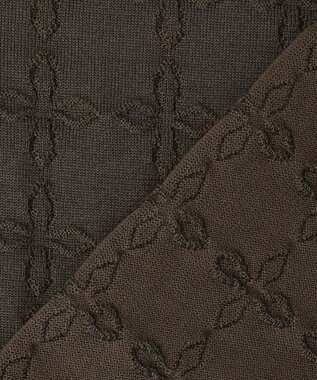 自由区 ジオメトリックアセテート プルオーバー ブラウン