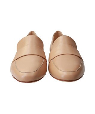 INTER-CHAUSSURES 【FABIO RUSCONI】モカデザインレザーシューズ ベージュ