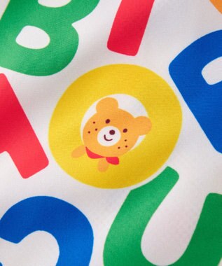 MIKI HOUSE HOT BISCUITS 【80-120cm】 ロゴ総柄 ウインドブレーカー マルチカラー