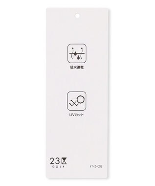 23区GOLF 【MEN】【吸水速乾/UVケア】ＹＥＬＬ柄ジャガード モックネック ネイビー系