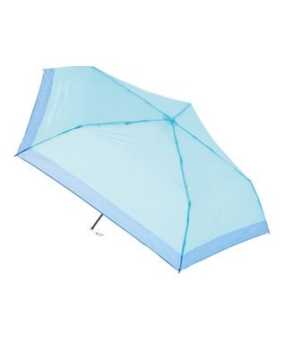 MOONBAT Magical tech(マジカルテック) 超軽量 折りたたみ傘 72g 55cm 大きめ ヘムボーダー UV ターコイズブルー