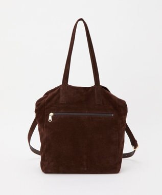 russet スエード2WAYトートバッグ(CE-1577) D.Brown