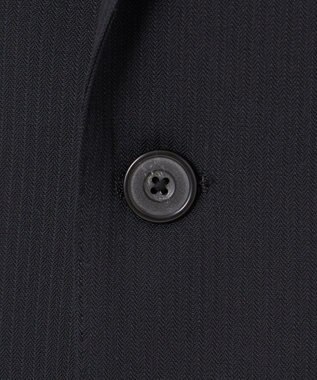 GOTAIRIKU オールシーズン対応【御幸毛織】WOOL×SOLOTEX ストレッチスーツ（ブラックストライプ） ブラック系1