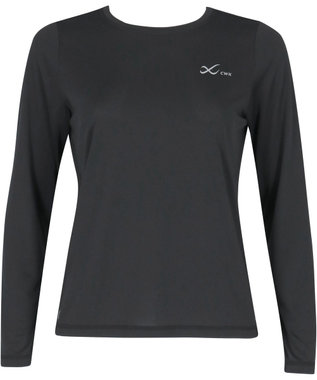 CW-X 【WOMEN】 CW-X トップス 【薄軽ランニングシャツ】 長袖 Ｕネック 吸汗速乾性(本体) レディース DLY159 /ワコール