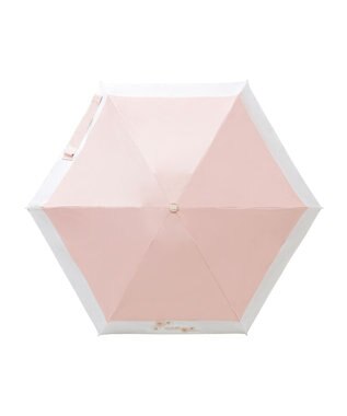 MOONBAT 【WEB限定/一級遮光99.99%】晴雨兼用折りたたみ日傘 ポール&ジョー(PAUL & JOE ACCESSOIRES)クリザンテーム/バイカラー 雨の日OK 遮熱 簡単開閉 UV 晴雨兼用 ピーチ