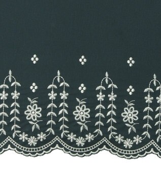 MOONBAT POLO RALPH LAUREN（ポロ ラルフローレン）晴雨兼用日傘 フローラル刺繍 折りたたみ傘 楽折 遮光 遮熱 UV ブラック