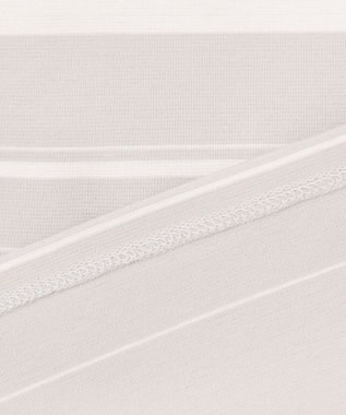 J.PRESS LADIES 【洗える】ポンチボーダー カットソー ライトグレー×ホワイト系1