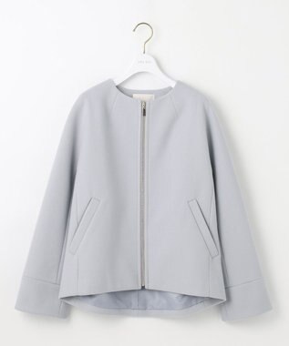 ANY SIS ウールライクドルマンショート コート 【WEB限定】ライトブルー