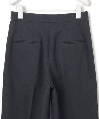 ICB 【接触冷感・UVカット・透け防止・吸水速乾・洗える】 シェルタリングドライオックス ワイドパンツ ブラック系