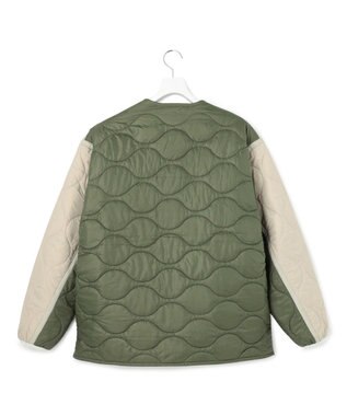 J.PRESS YORK STREET 【UNISEX】ライナーキルティング ブルゾン ベージュ系