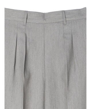 Green Parks パイピングサイドラインワイドパンツ Gray