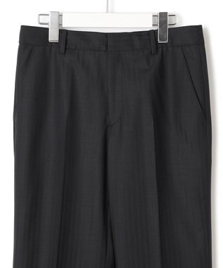 23区 【セットアップ対応/新色追加】ラフィーネウール フルレングスパンツ ネイビーストライプ