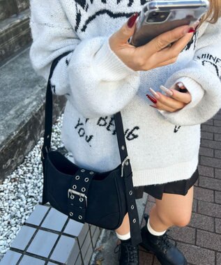 WEGO マルチWAYハーフムーンベルトバッグ 柄2