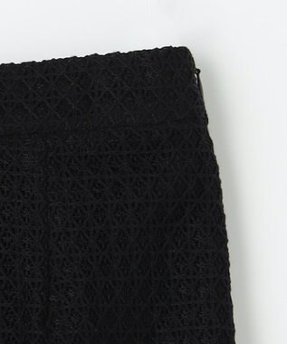 GRACE CONTINENTAL ラッセルメッシュスカート ブラック