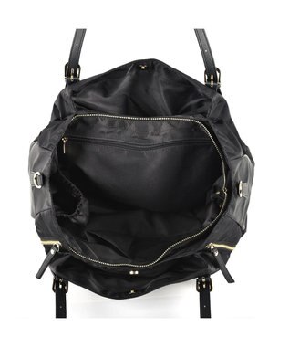 LA BAGAGERIE 【MONICA】ナイロン2WAYトートバッグ Mサイズ ブラック