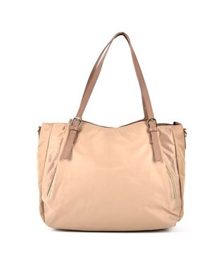 LA BAGAGERIE 【MONICA】ナイロン2WAYトートバッグ Mサイズ ベージュ