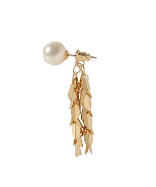 YECCA VECCA パールリーフピアス Gold