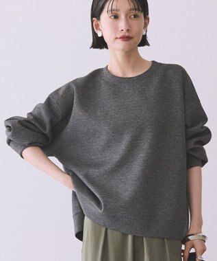 AMERICAN HOLIC 【WEB限定】サイドスリットポンチプルオーバー Dark Gray Mixture