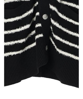 AMERICAN HOLIC モノトーンＶネックニットカーディガン Border