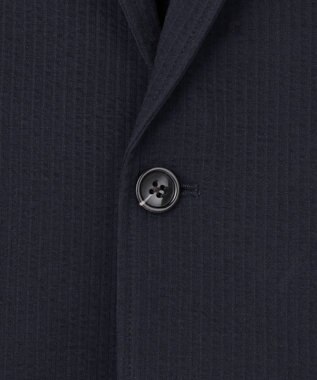 J.PRESS MEN 【WEB・一部店舗限定】シアサッカー カットジャケット ネイビー系