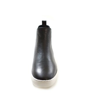 Pointer 本革サイドゴアショートブーツ ブラック