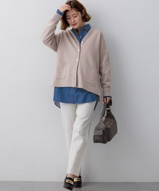 23区 【先行予約】ライトダンガリー デニムシャツ ダルブルー系