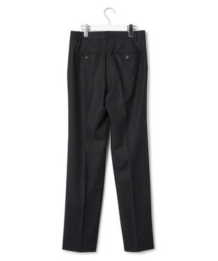 23区 【セットアップ対応/新色追加】ラフィーネウール フルレングスパンツ ネイビーストライプ