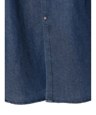 AMERICAN HOLIC デニムブザムバックボタンチュニック Indigo