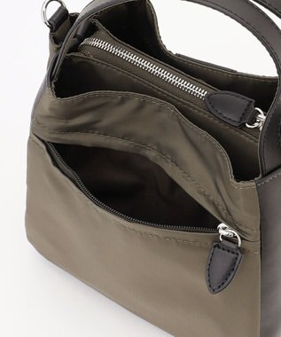 Y'SACCS スクエアすっきりトート SSサイズ カーキ