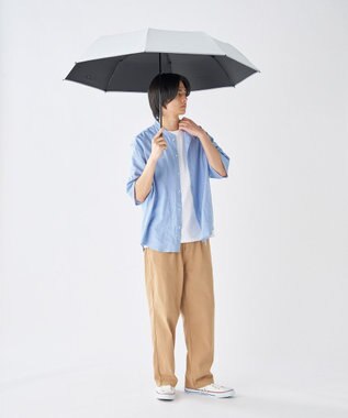 MOONBAT 【世界初の放射冷却素材】REIKYAKUパラソル ラディクール 折りたたみ傘 60㎝ 晴雨兼用 日傘 遮光100％ UV100％ 遮熱 ライトグレー