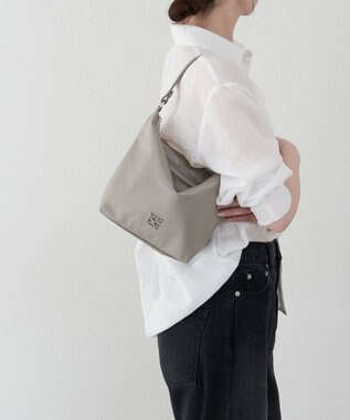 russet シンプルショルダーバッグ【クラウズナイロン】(CE-1467) Gray