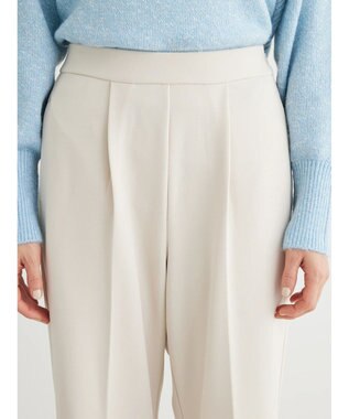 Green Parks ・Ｐｅｔｉｔ　Ｆｌｅｕｒ　タックテーパードパンツ Ivory