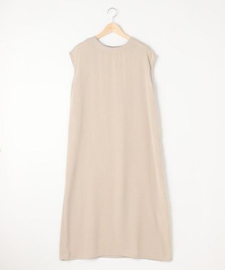 SHARE PARK LADIES ノースリーブ楊柳ワンピース キャメル系