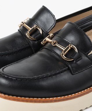 BONTRE 【BONTRE/ボントレ】厚底ビットローファー ブラック