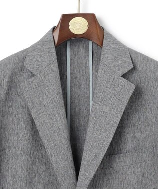 J.PRESS MEN 【J.PRESS ORIGINALS】Magic Cuba Wool Cotton Hopsack 3B Jacket / Made in Japan ライトグレー系