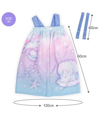 Mother garden マザーガーデン ユニコーン 水泳 ラップタオル 60cm ユニコーン