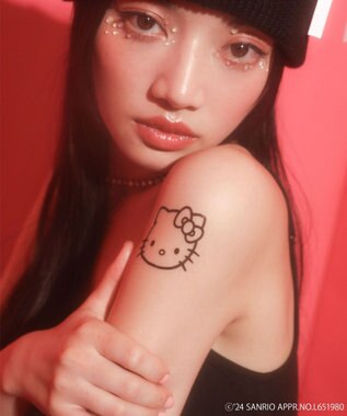 WEGO 【サンリオ】HELLOKITTYコラボフェイクタトゥーシール 柄1