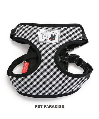 PET PARADISE  リサとガスパール ハーネスリュック《ギンガムチェック》 ３Ｓ -