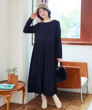 Tiaclasse フェイクファー巾着バック ブラック