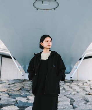 SHARE PARK LADIES 【撥水・UVカット・ストレッチ・軽量 】パッカブルマウンテンパーカー（Mサイズ） ブラック系