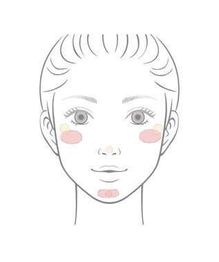 Chacott Cosmetics ダブルマルチクレヨン【すっぴん風メイクカラー】 キャンドルピーチ×シェルピンク