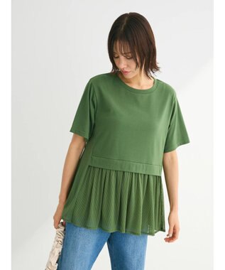 Green Parks メッシュドッキングチュニック Green