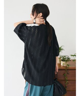 CRAFT STANDARD BOUTIQUE レースシャツ Black