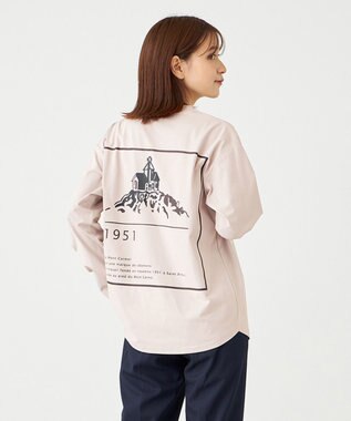 SHARE PARK LADIES 【UVカット・吸水速乾・ストレッチ・軽量 】ＺＩＰポケットＴシャツ（S・Mサイズ） ベージュ系