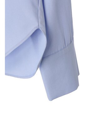 Green Parks ケープ風ブラウス Sax