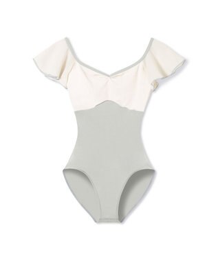 Chacott フレアスリーブレオタード リーフグリーン