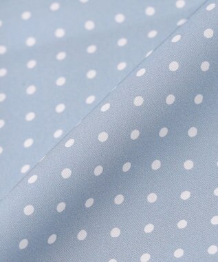 GOTAIRIKU 日本製【シルク100％】オリジナル柄チーフ_ドット柄 ブルー系8